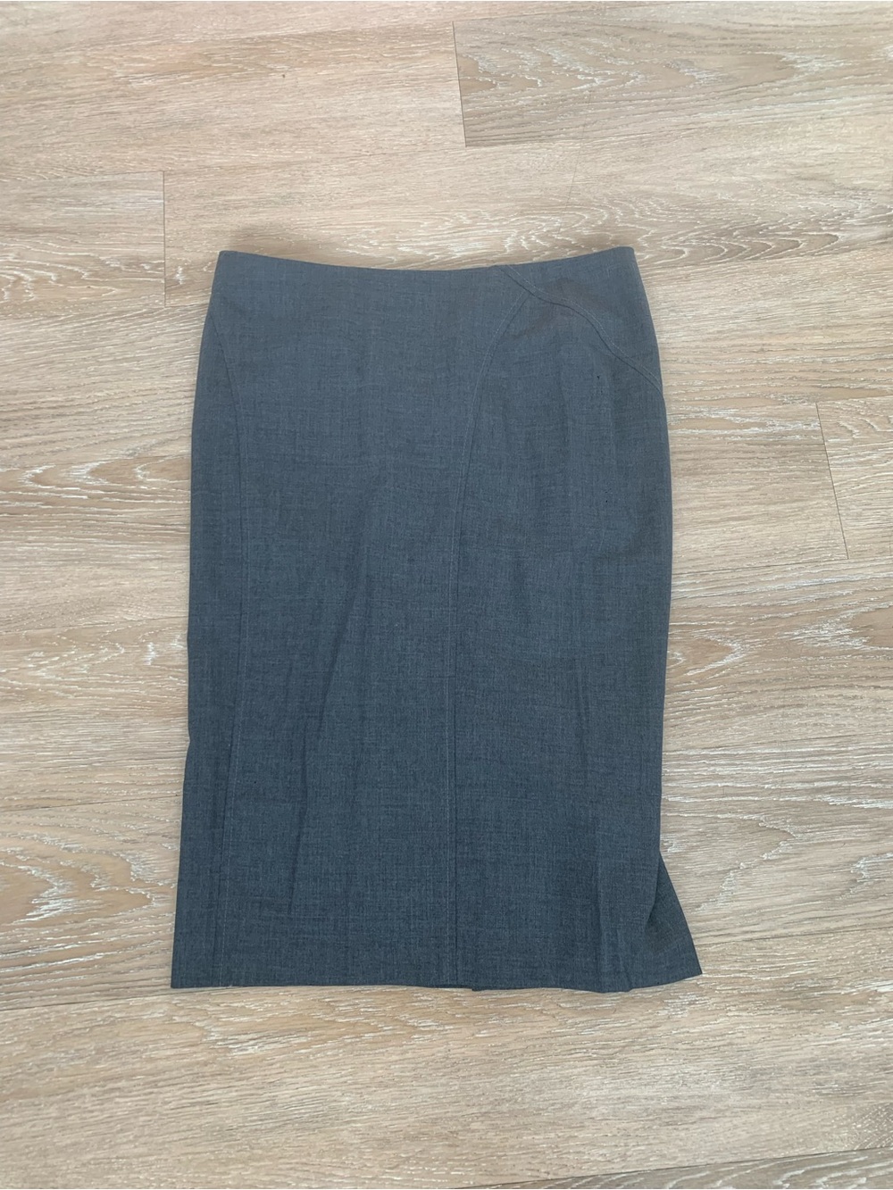 bebe Dark Gray Tailored Pencil Skirt Size S